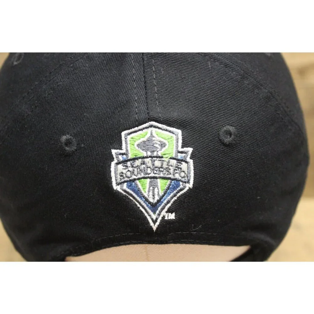 Adidas Seattle Sounders Strapback Hat‎ Size OS 40th Anniversary MLS Baseball